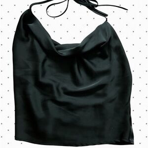 Urban Outfitters Cowl Neckline satin tank top with low cut back